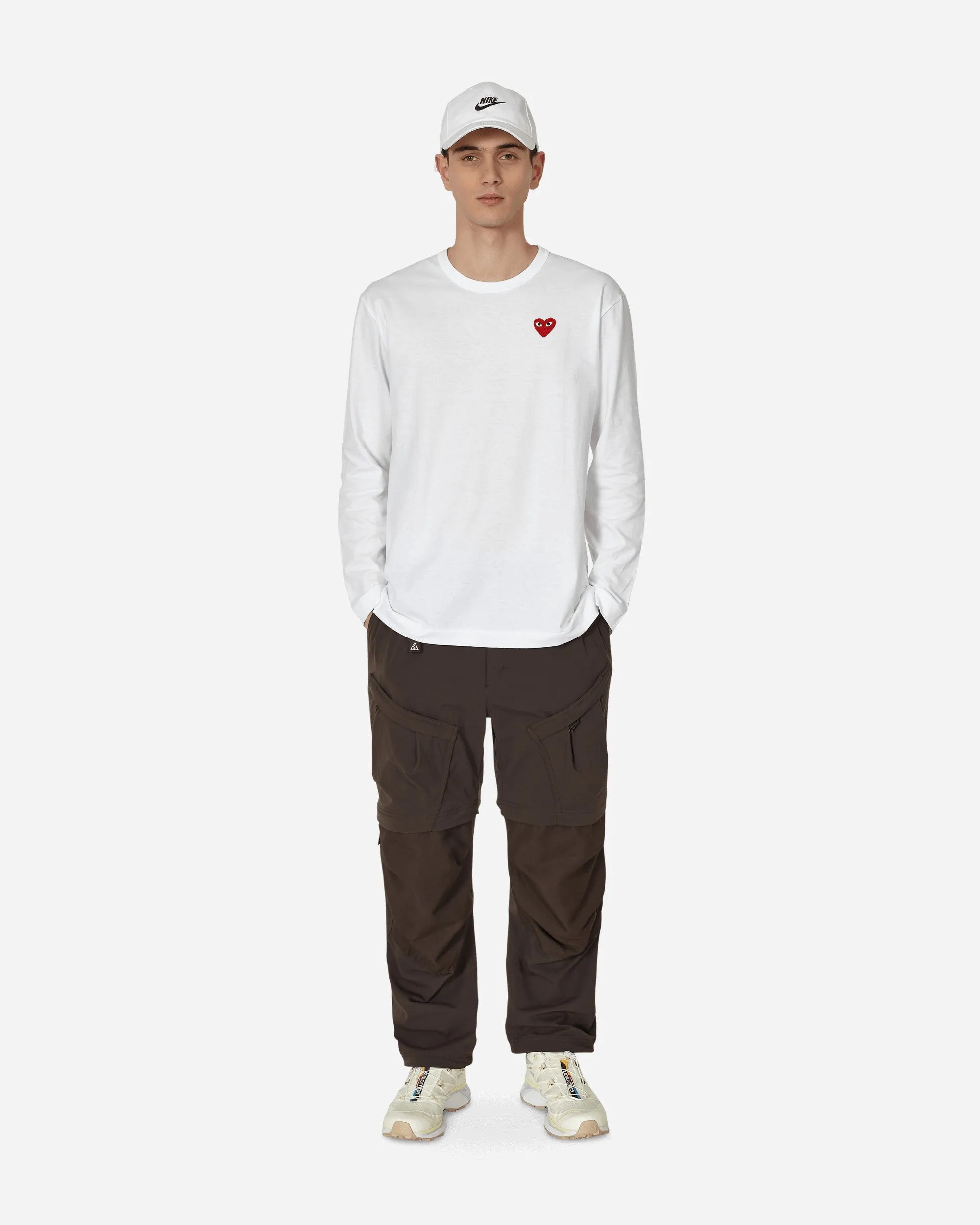 T-shirt manches longues cœur blanc