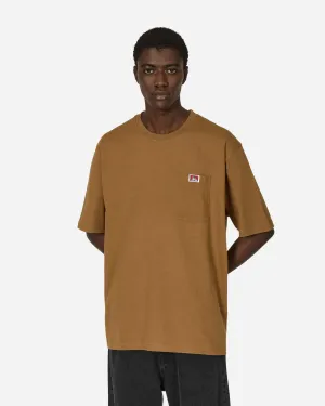 T-shirt à poche avec étiquette classique résistant - Marron coyote
