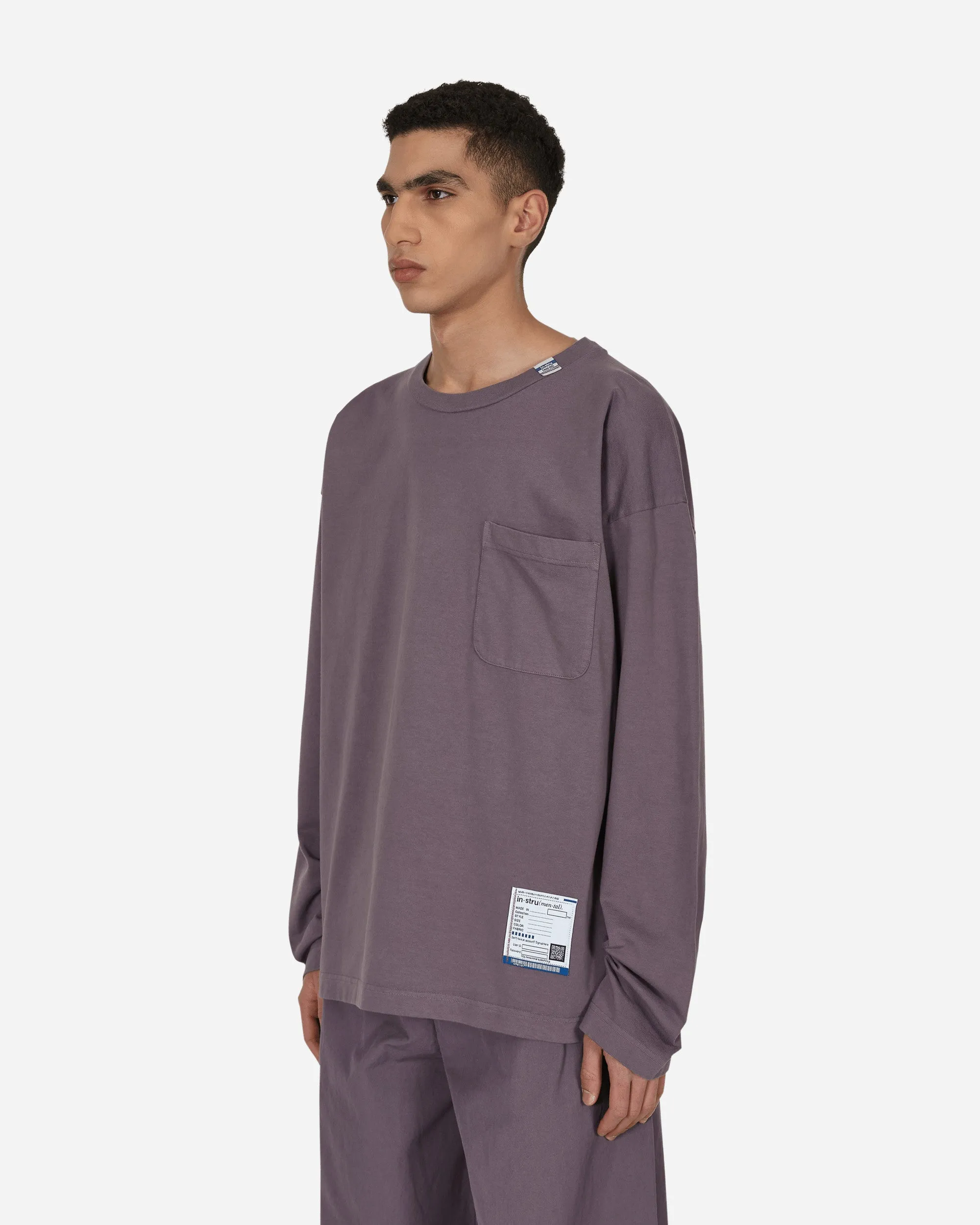 T-shirt manches longues épais Violet