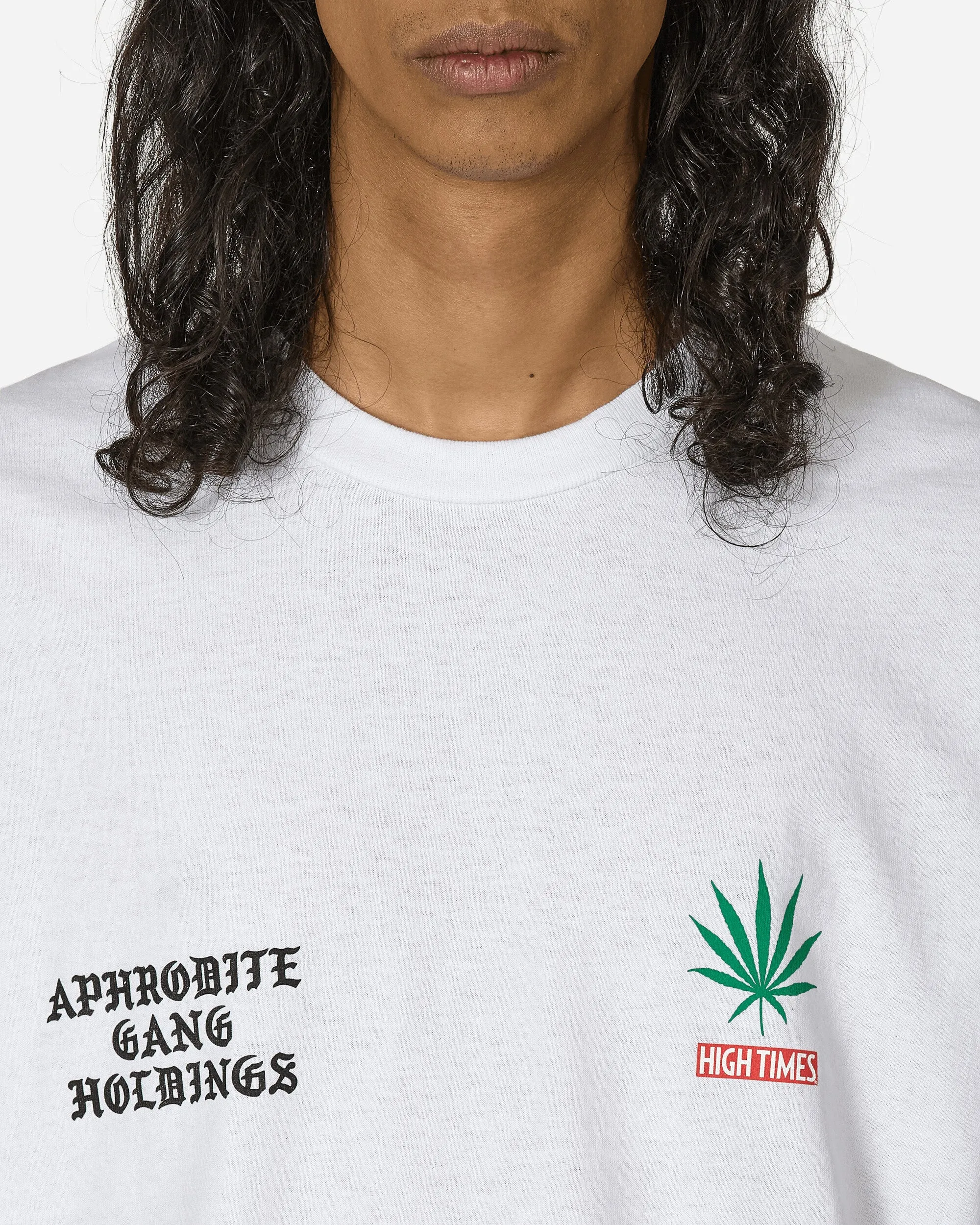 T-shirt à col rond High Times Blanc