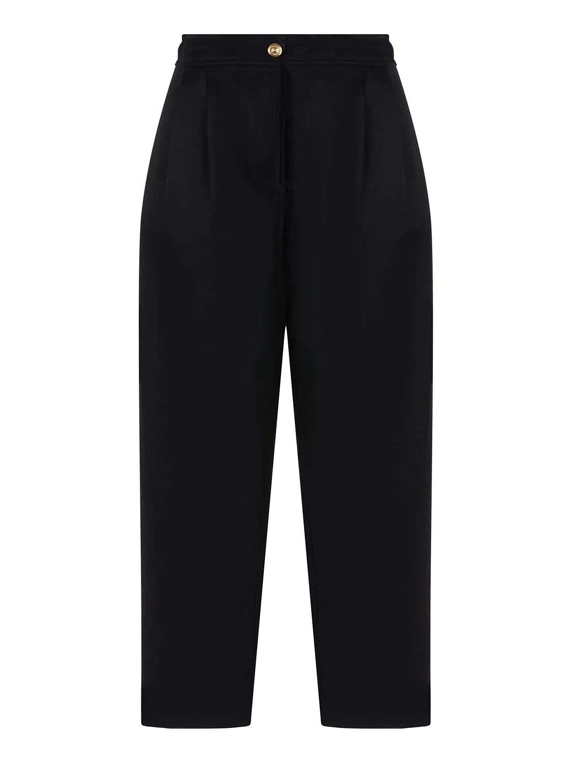Pantalon carotte taille haute