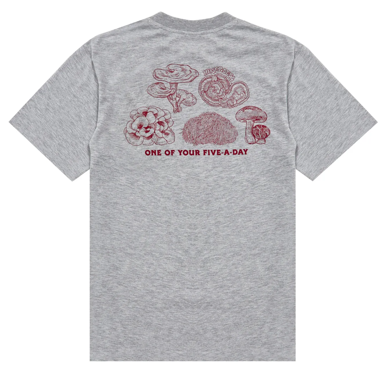 T-shirt manches courtes Hikerdelic 5 par jour gris marbré