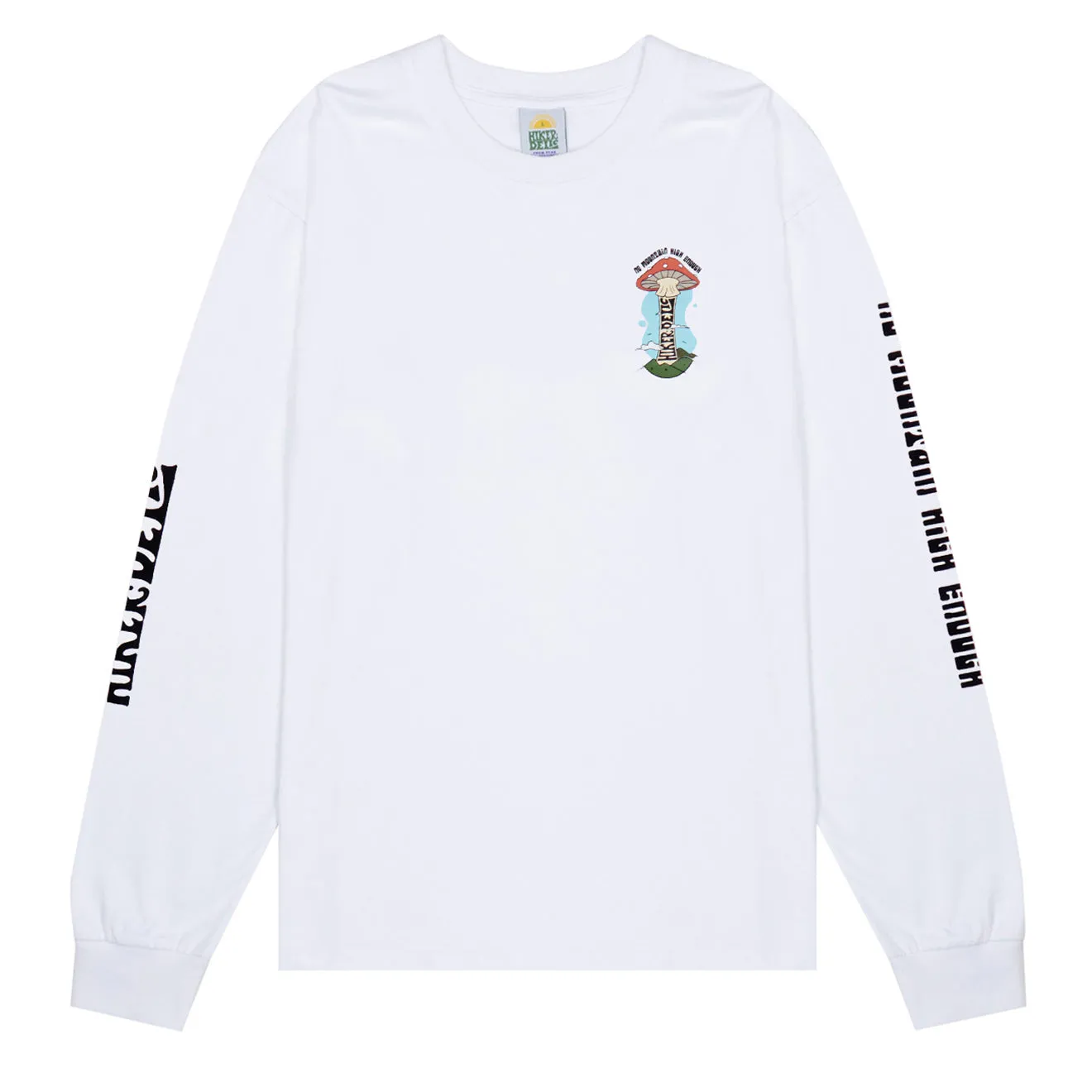 T-shirt manches longues Hikerdelic Mountain High Blanc
