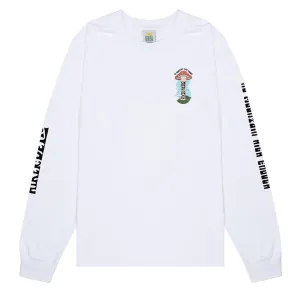 T-shirt manches longues Hikerdelic Mountain High Blanc