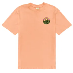 T-shirt manches courtes original Hikerdelic avec logo - Corail