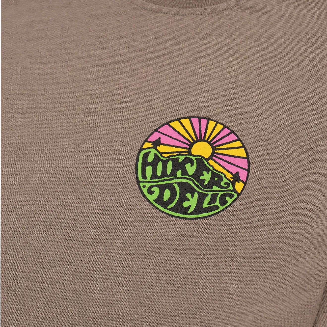 T-shirt manches courtes original Hikerdelic avec logo - Champignon