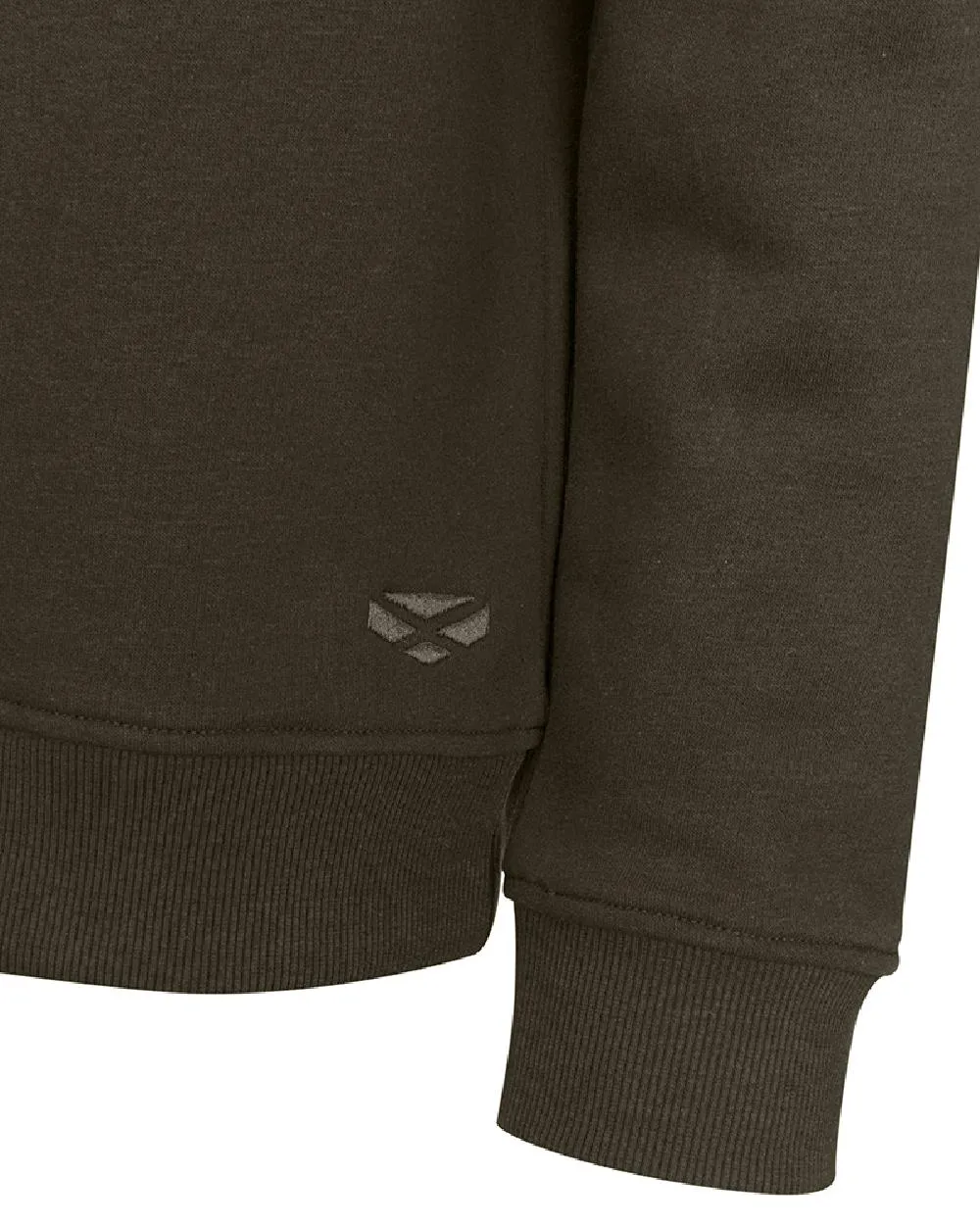 Hoggs of Fife Sweat-shirt à mi-zippé uni Galloway 1888 pour hommes Hoggs of Fife