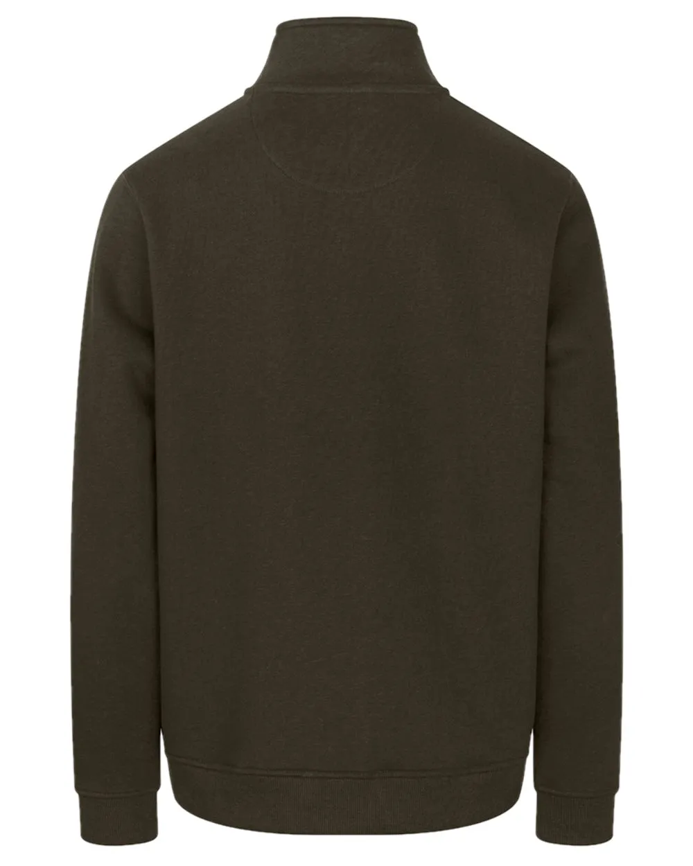 Hoggs of Fife Sweat-shirt à mi-zippé uni Galloway 1888 pour hommes Hoggs of Fife