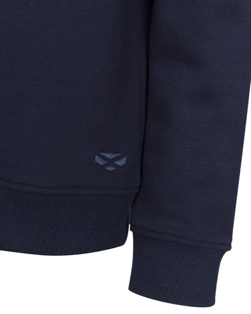 Hoggs of Fife Sweat-shirt à mi-zippé uni Galloway 1888 pour hommes Hoggs of Fife