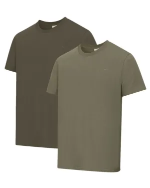 Hoggs of Fife Sandwood Pack de 2 T-shirts en coton Hoggs of Fife