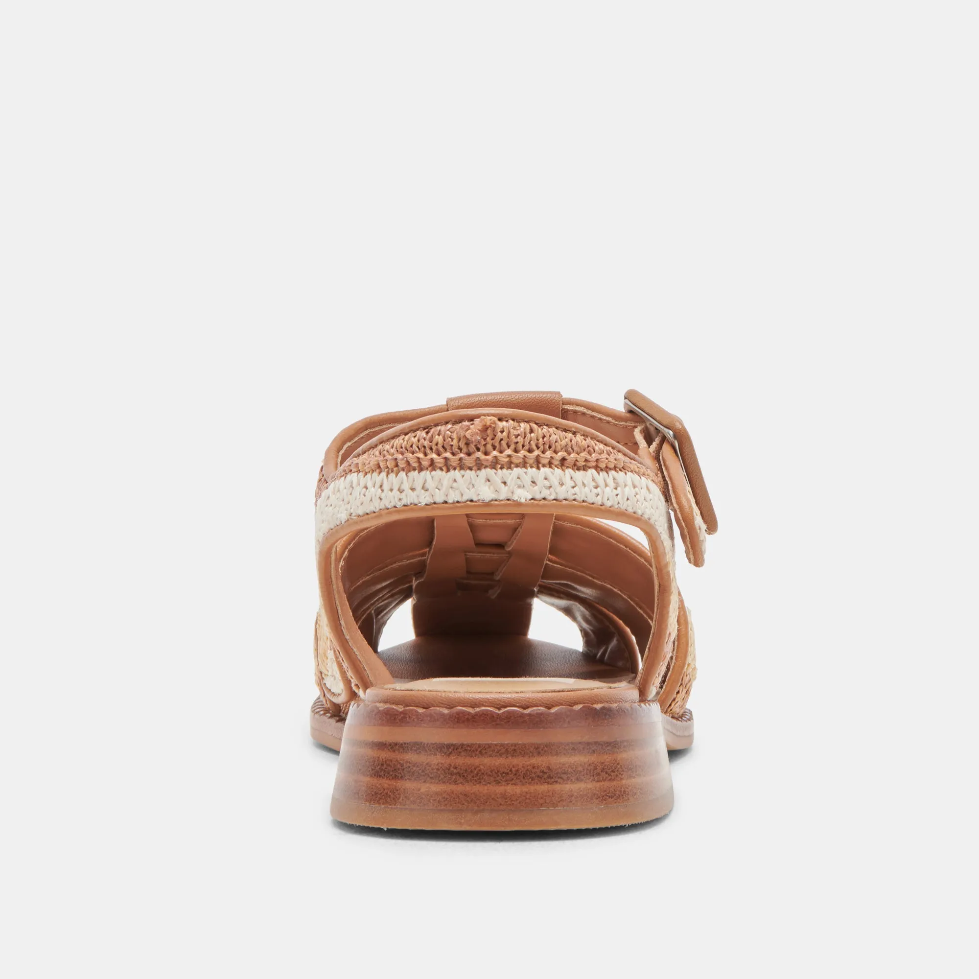 SANDALES HOLIS TAN MULTI RAFFIA