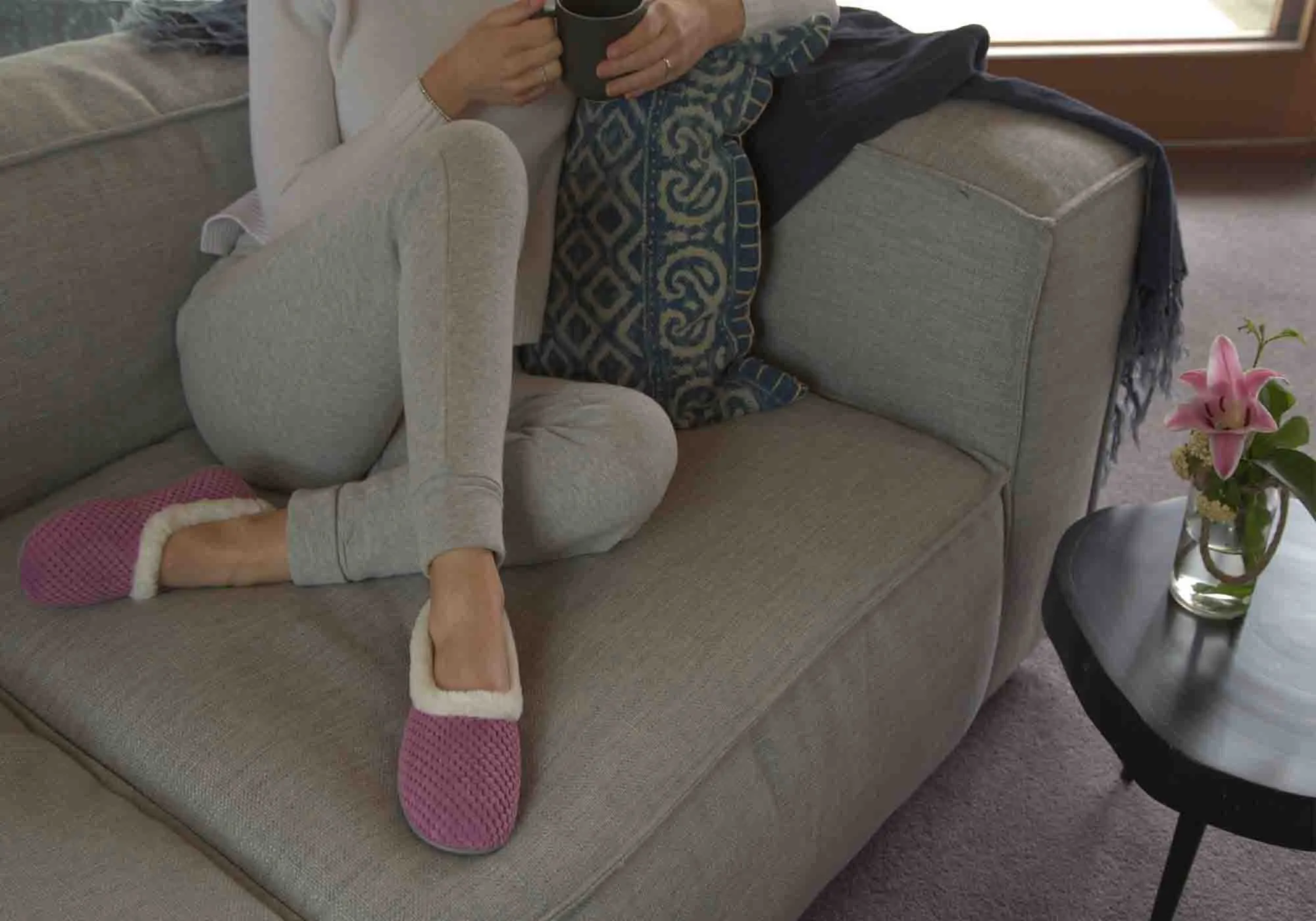 Homyped Holly Chaussons Femme Confortables et Soutenants Chaussures Homyped