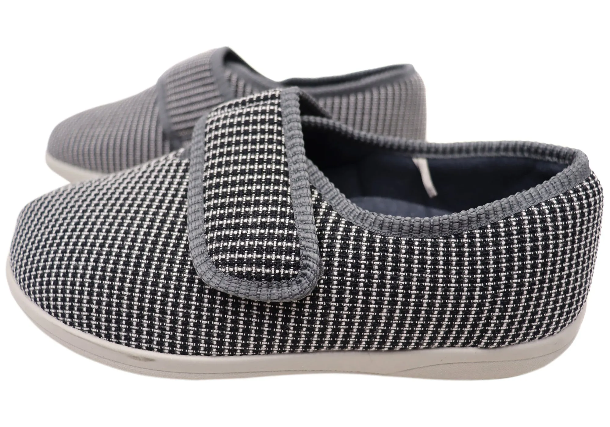Homyped Skyla Chaussons Confortables à Largeur Large pour Femmes, Chaussures Homyped
