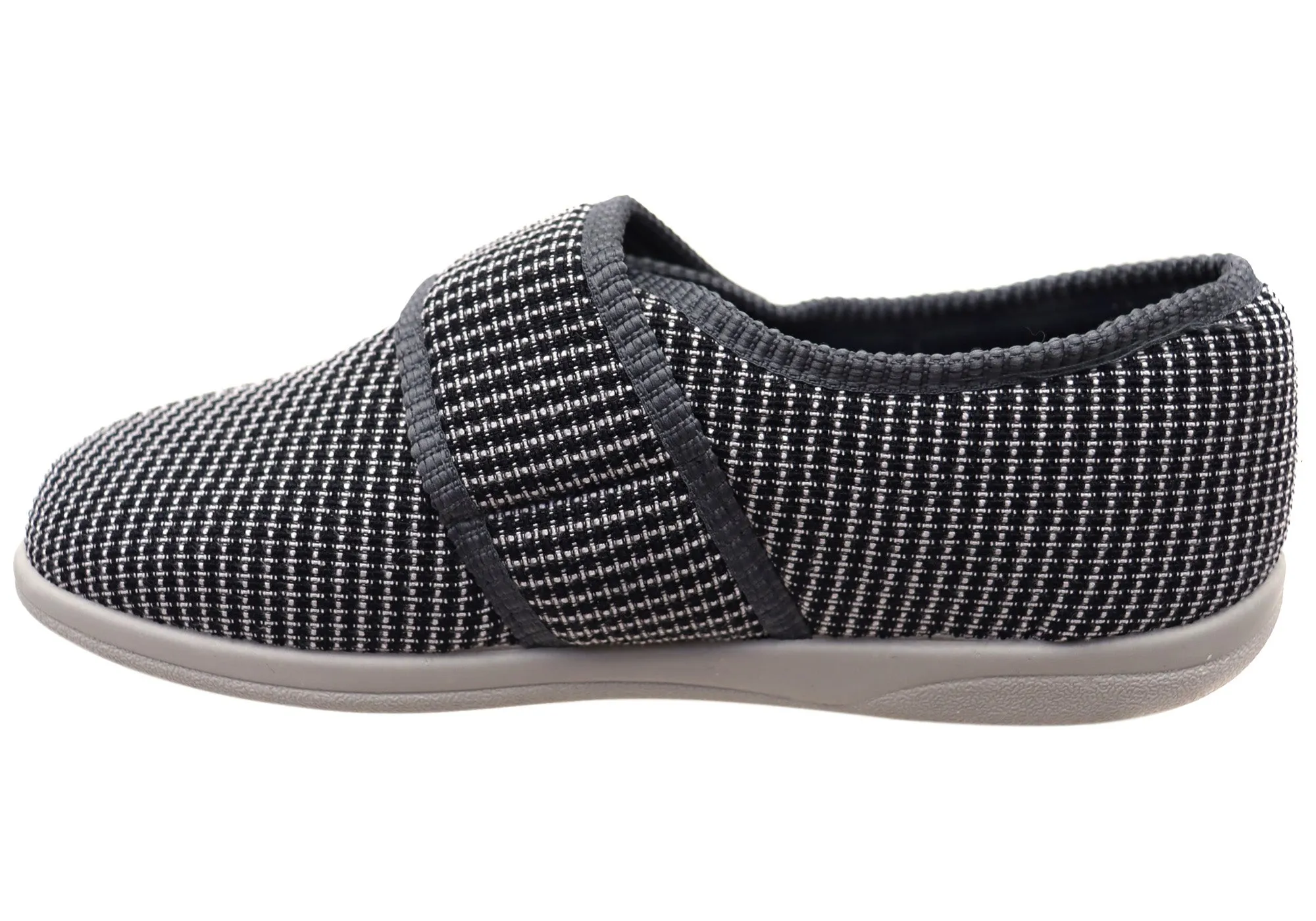Homyped Skyla Chaussons Confortables à Largeur Large pour Femmes, Chaussures Homyped