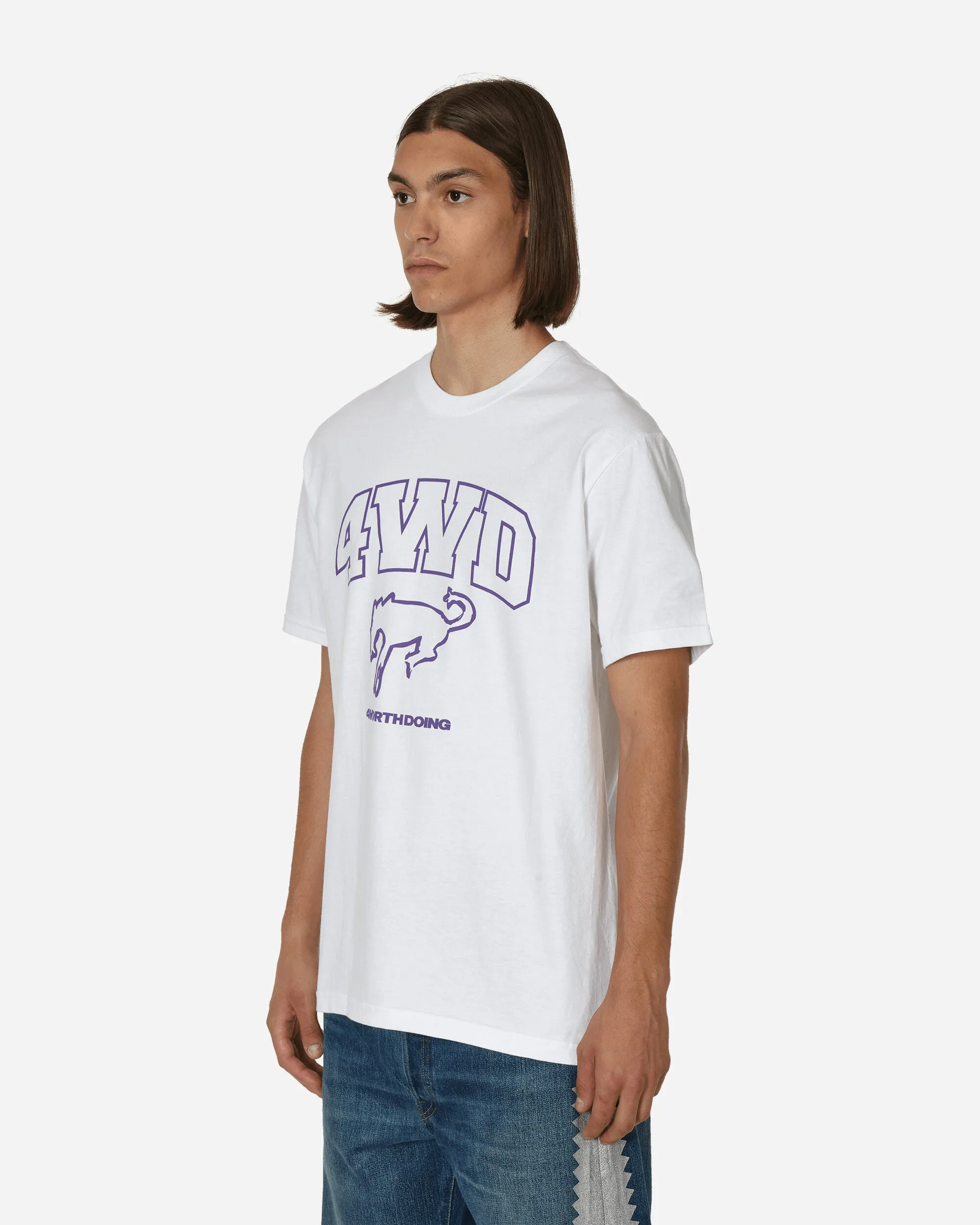 T-shirt Blanc avec Mascotte Cheval