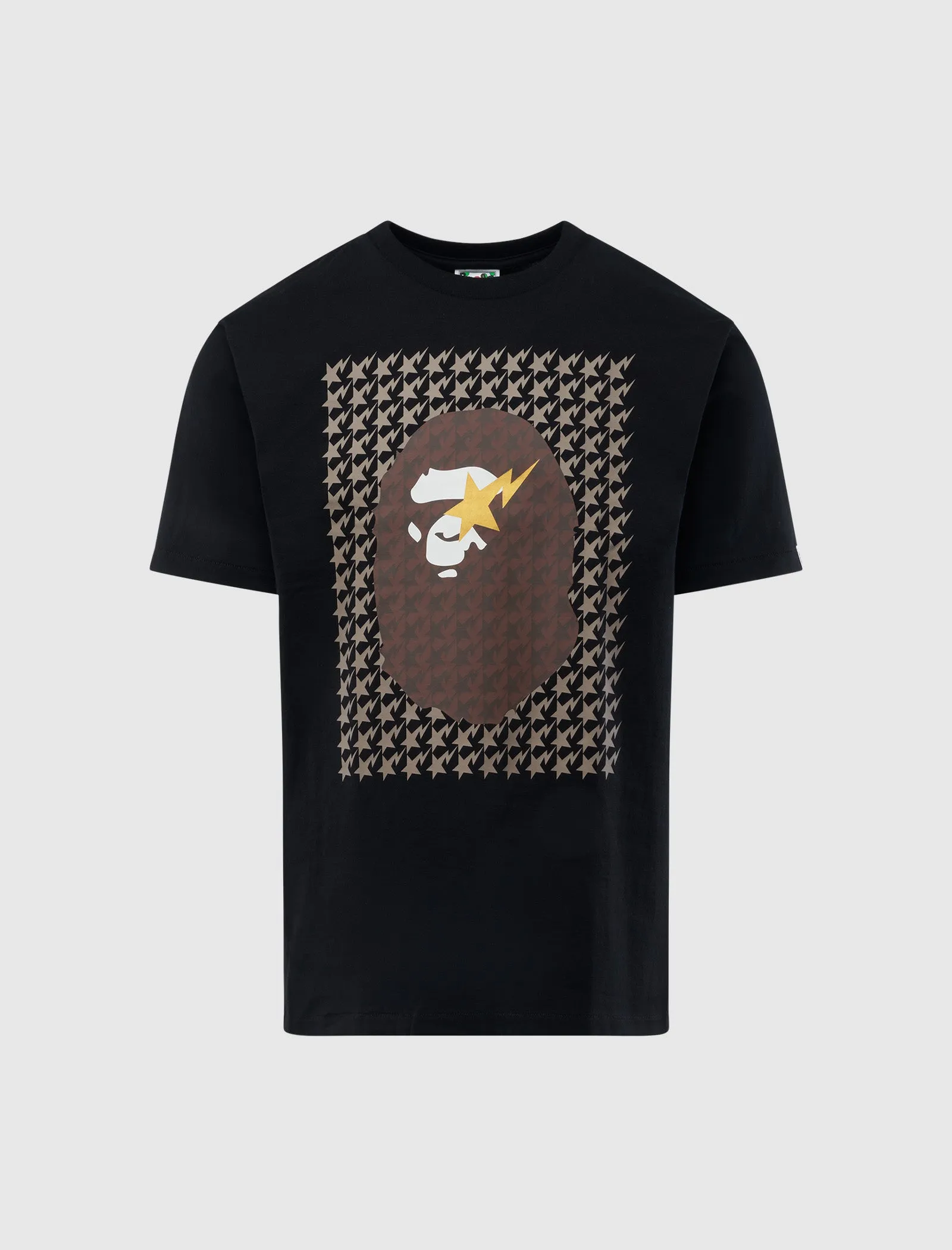 T-SHIRT APE À MOTIF PIED-DE-POULE