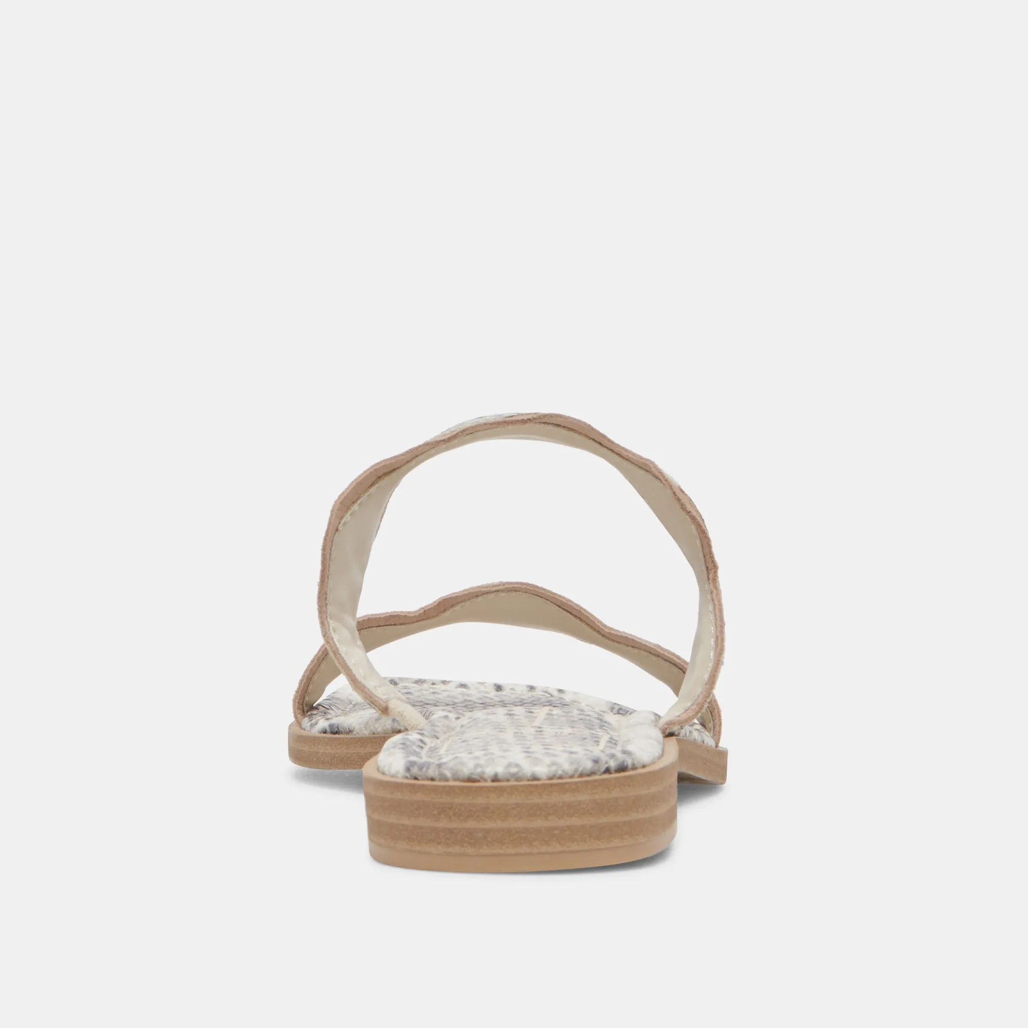 SANDALES ILVA GRIS BLANC CUIR EMBOSSE