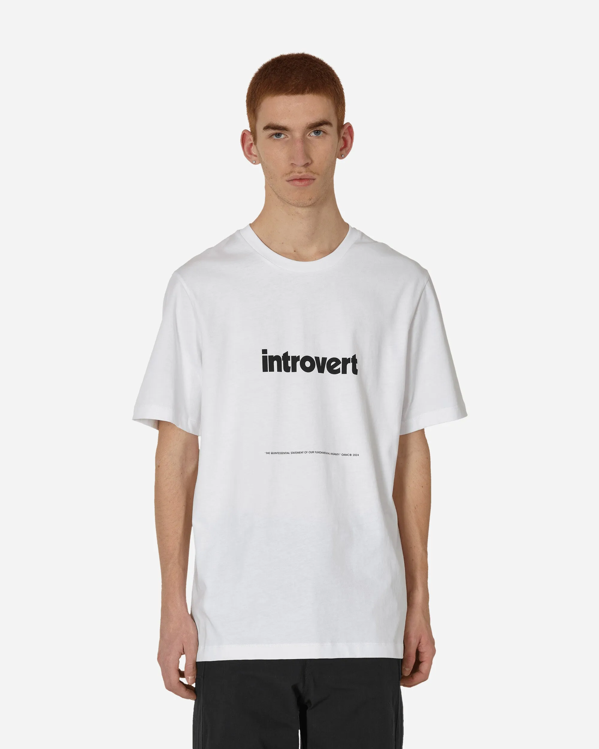 T-shirt Introverti Blanc