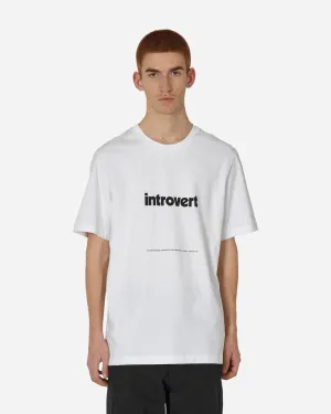 T-shirt Introverti Blanc