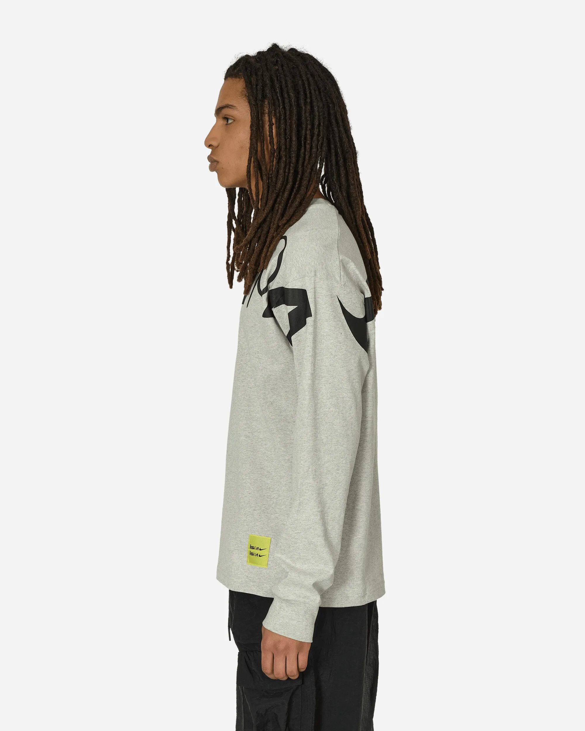 T-shirt manches longues ISPA Gris chiné