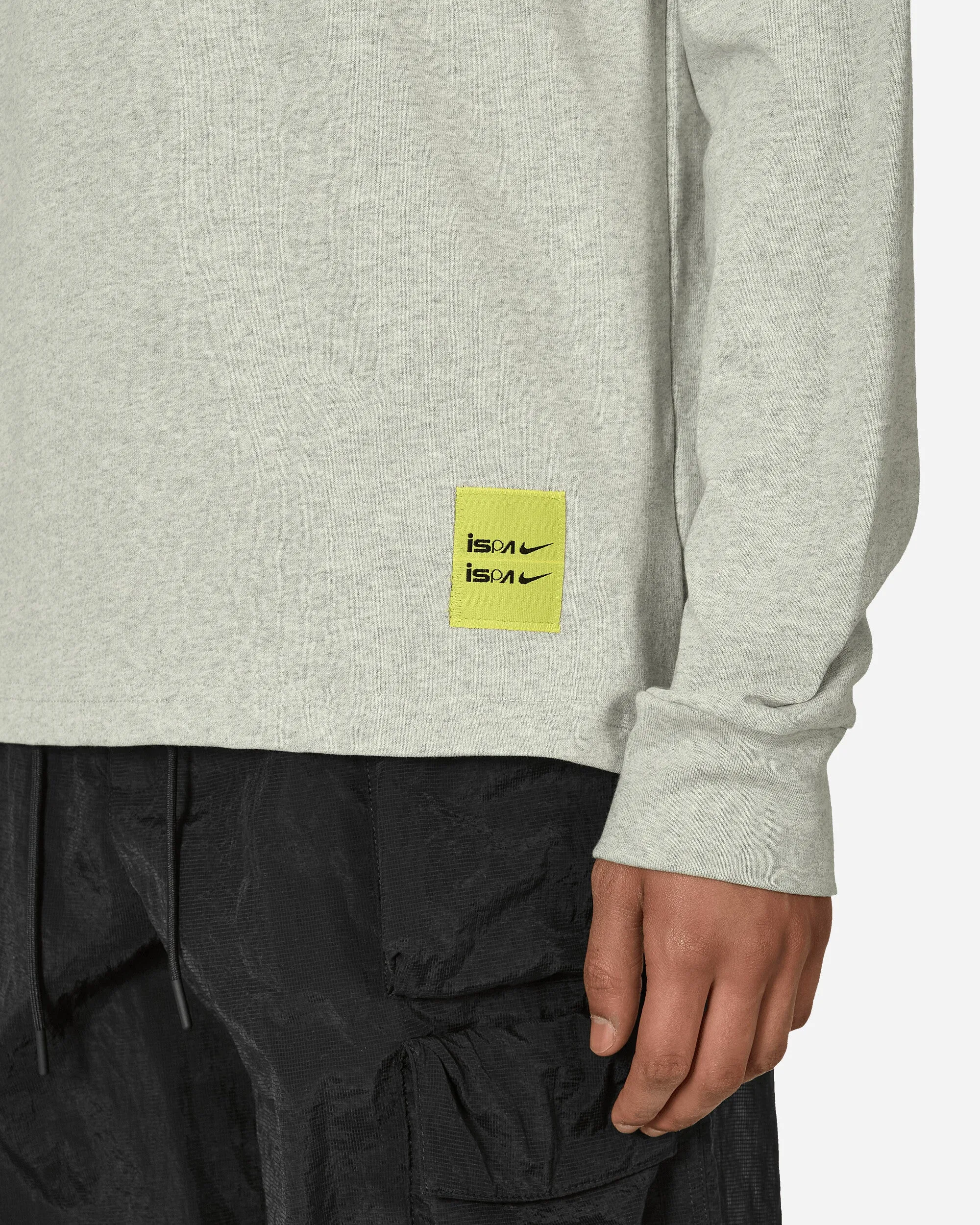 T-shirt manches longues ISPA Gris chiné