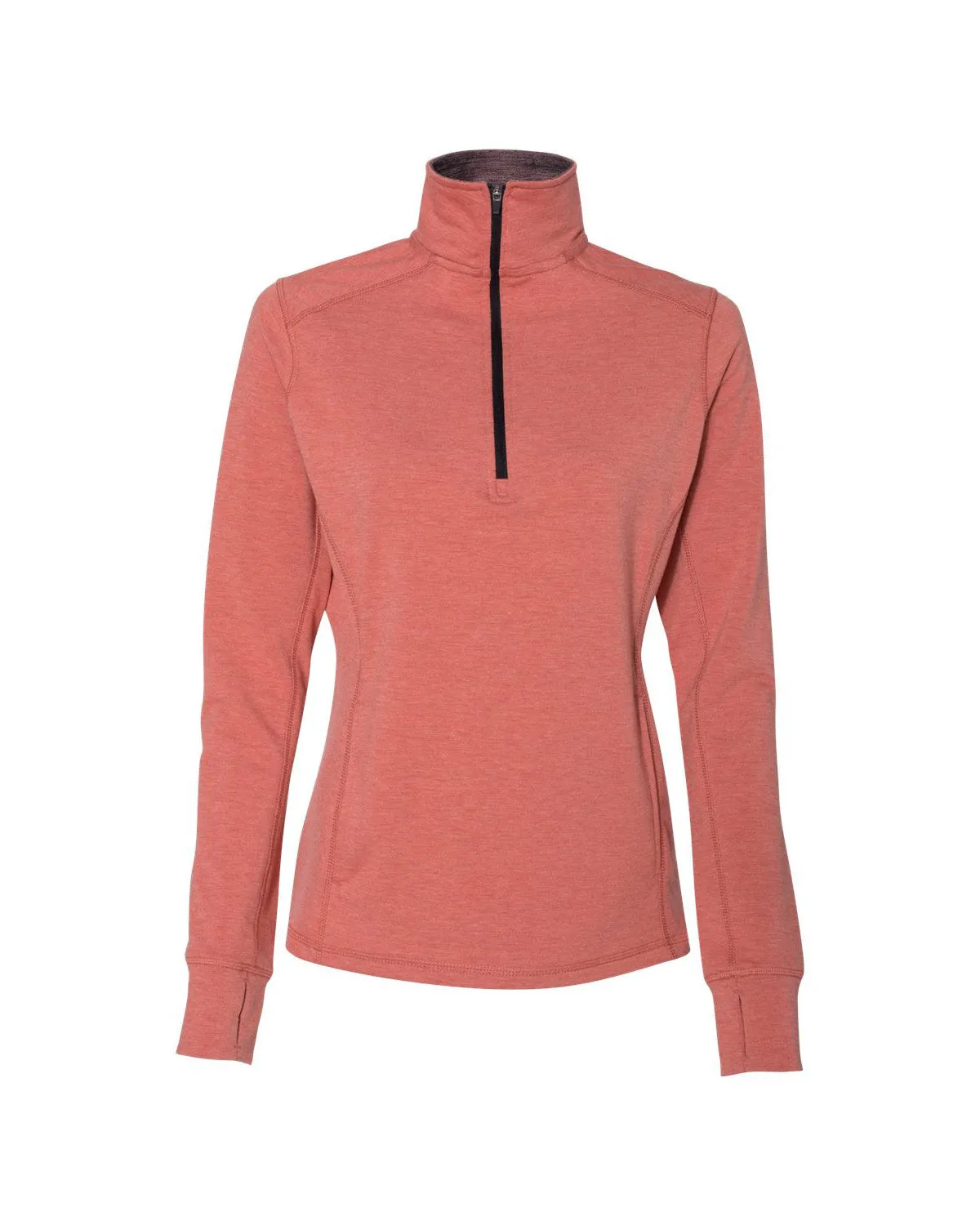 J America JA8433 Pull pour femmes Omega à stretch avec zip quart