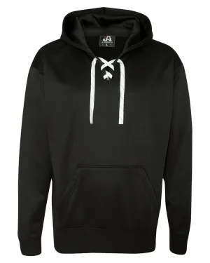 J America JA8833 Sweat à capuche sport pour adulte avec lacets en poly