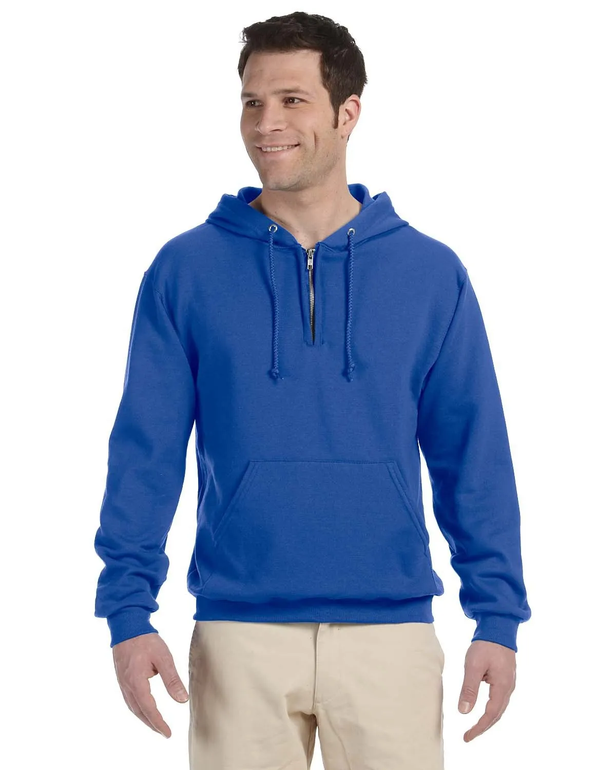 Jerzees 994MR Pull à capuche adulte en polaire NuBlend avec fermeture quart de zip