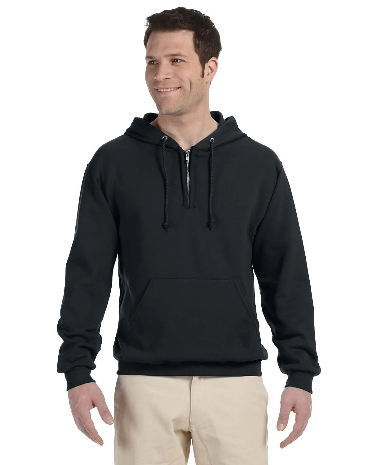 Jerzees 994MR Pull à capuche adulte en polaire NuBlend avec fermeture quart de zip