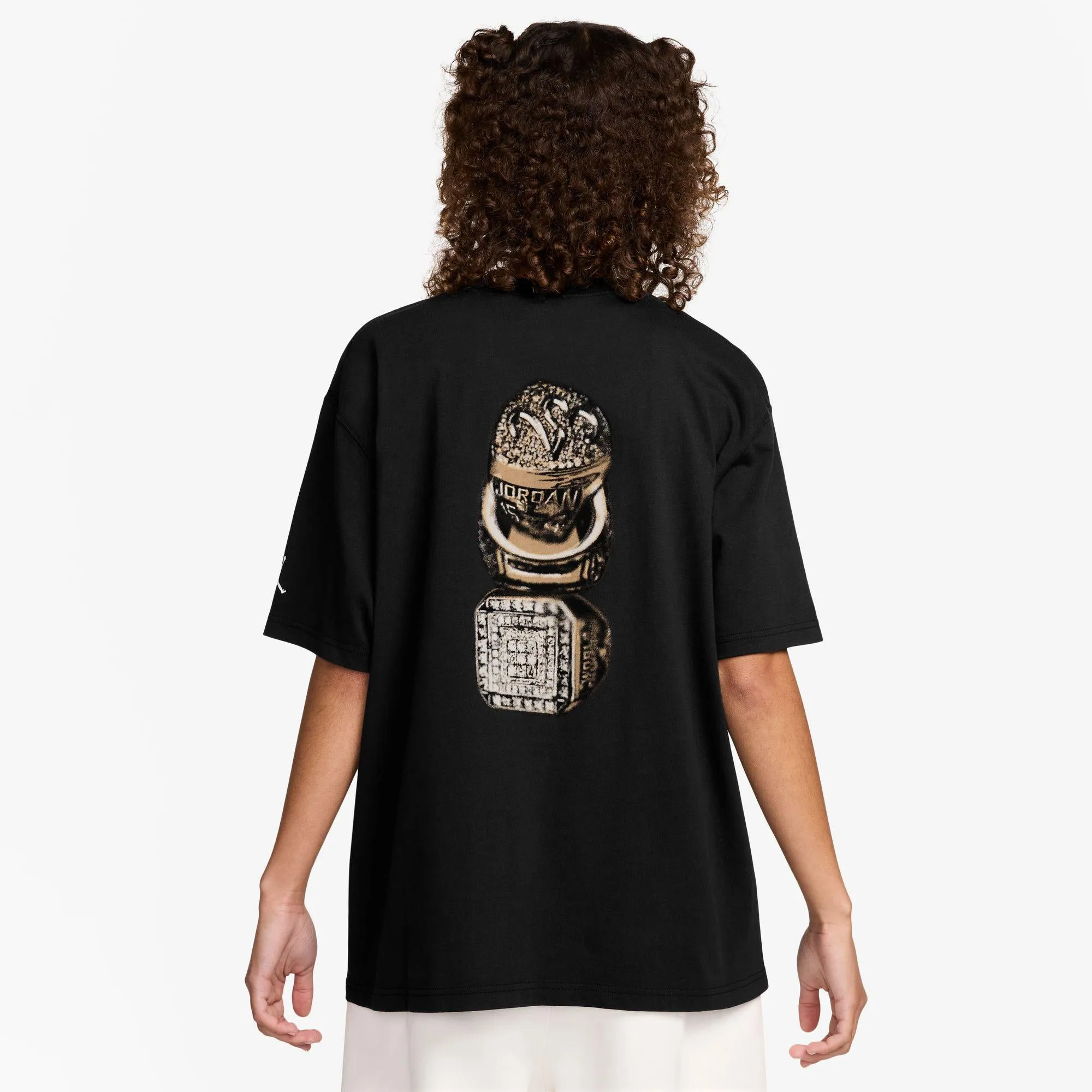 T-shirt graphique pour femmes Jordan MVP Noir