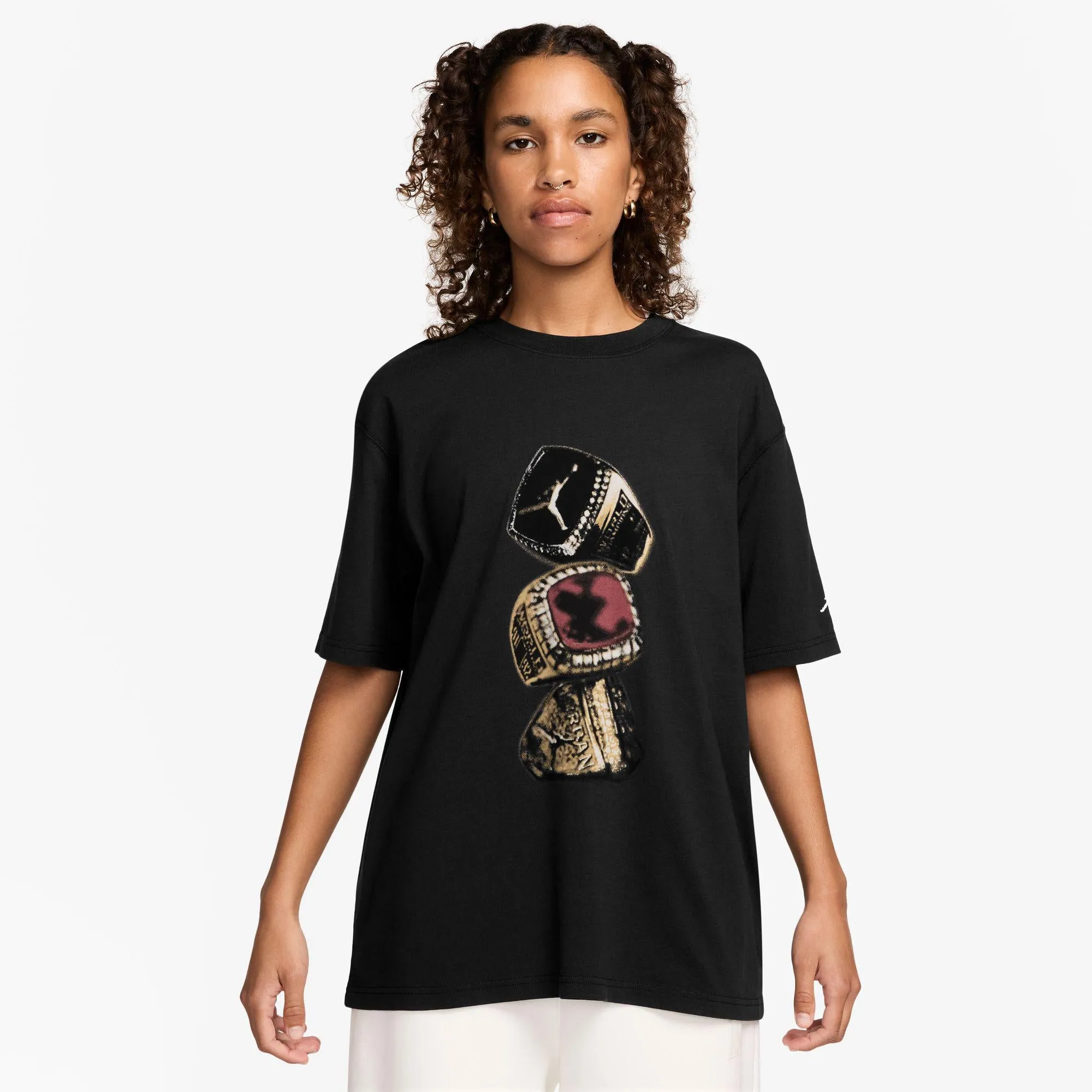 T-shirt graphique pour femmes Jordan MVP Noir