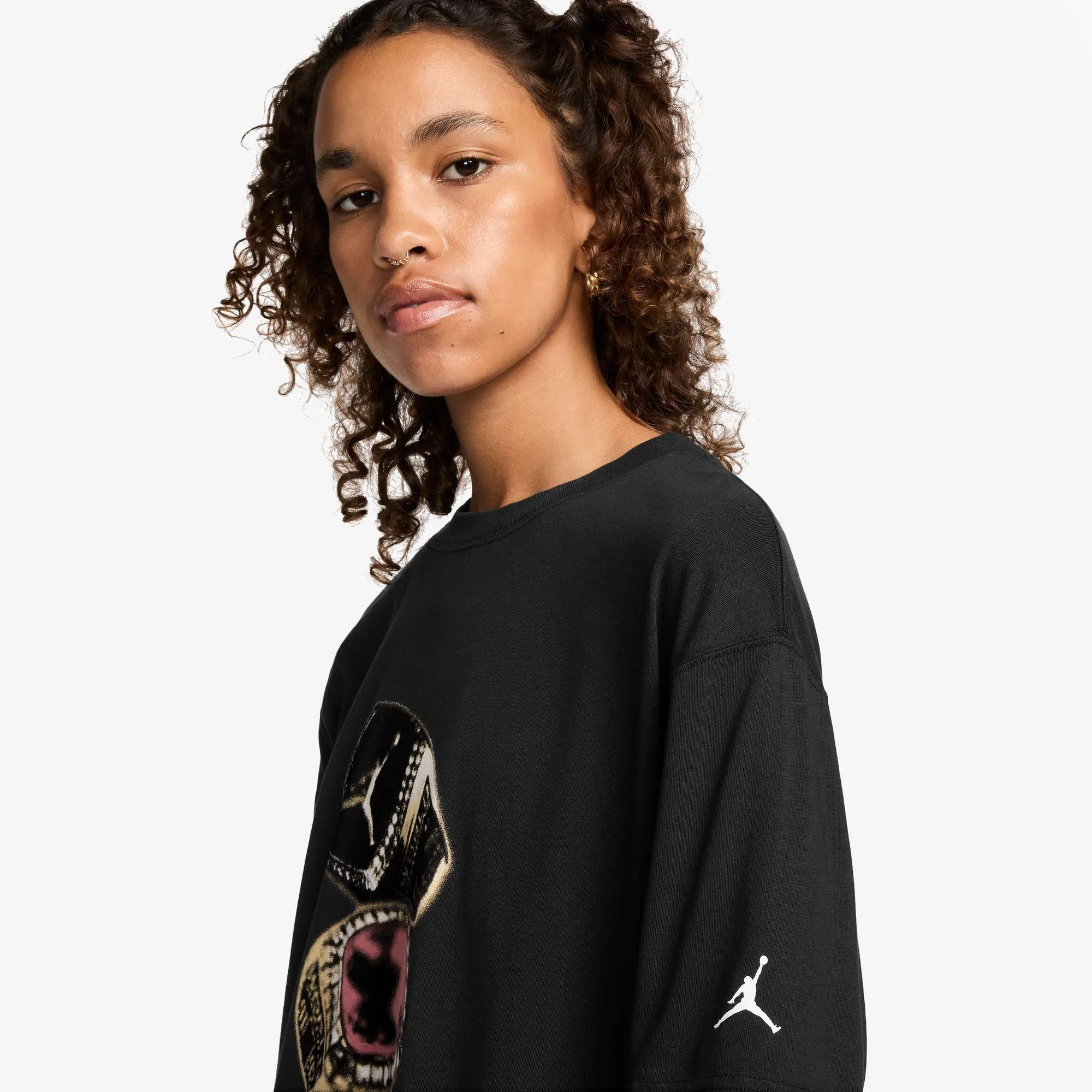 T-shirt graphique pour femmes Jordan MVP Noir