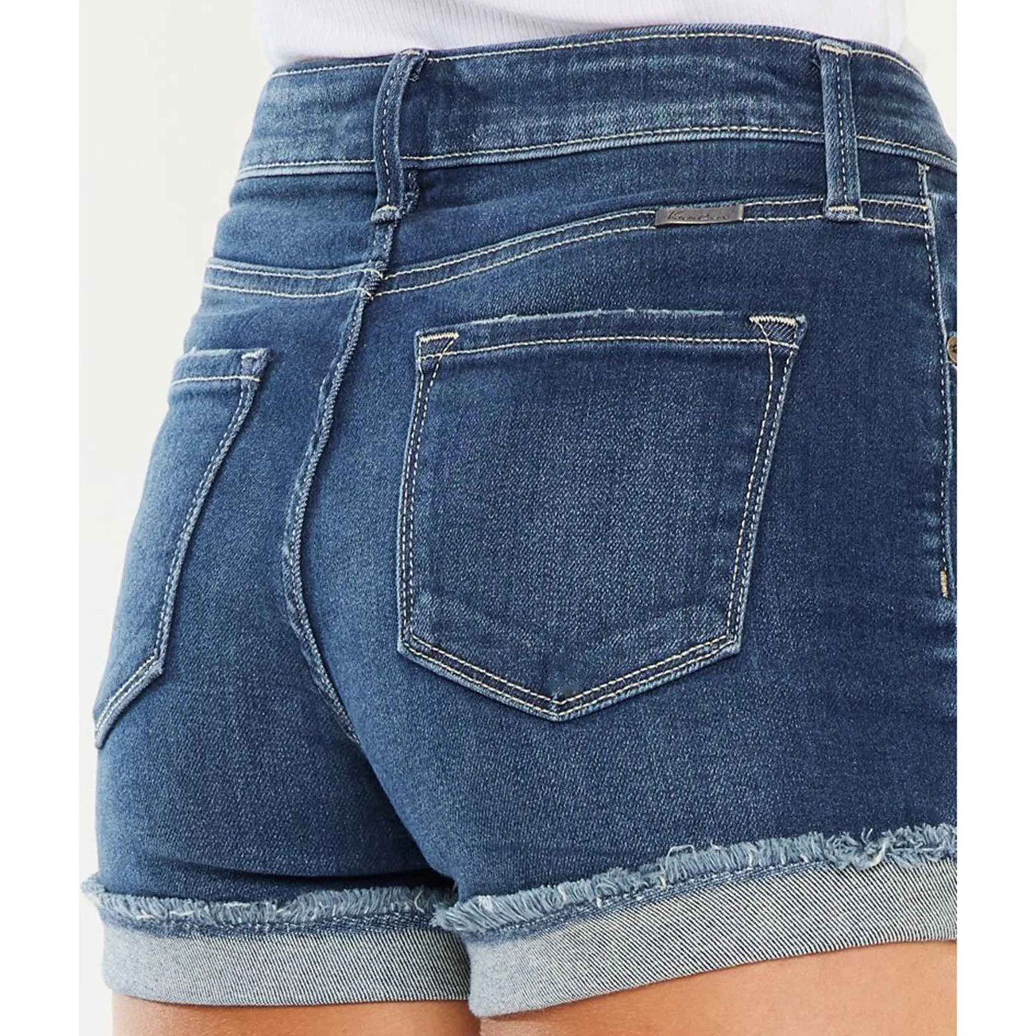 Shorts Femme KanCan à Haute Taille