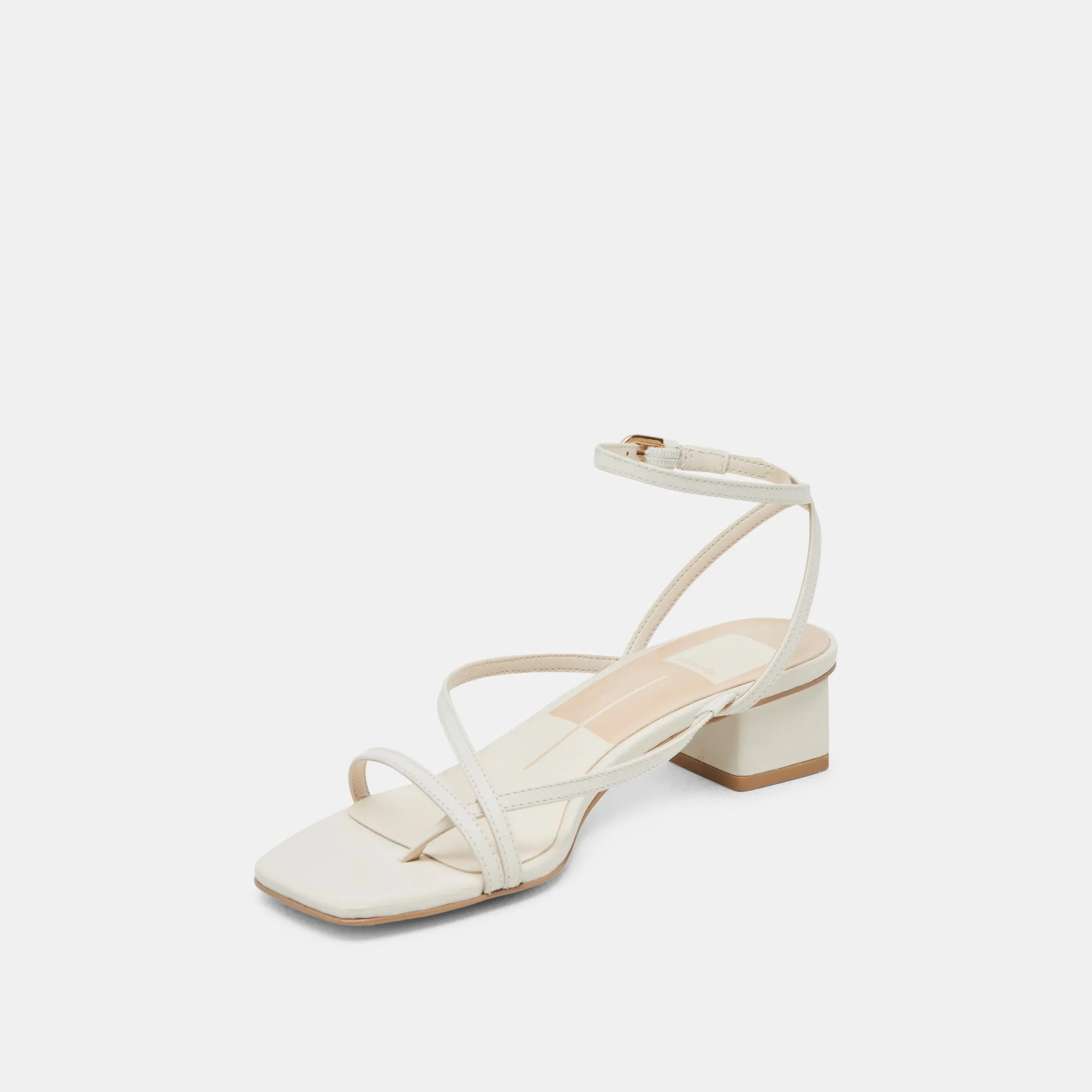 SANDALES KARLOS EN CUIR BONE