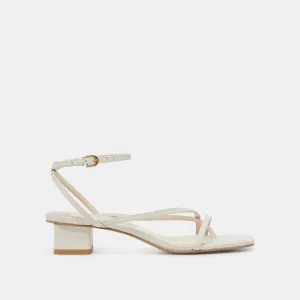 SANDALES KARLOS EN CUIR BONE