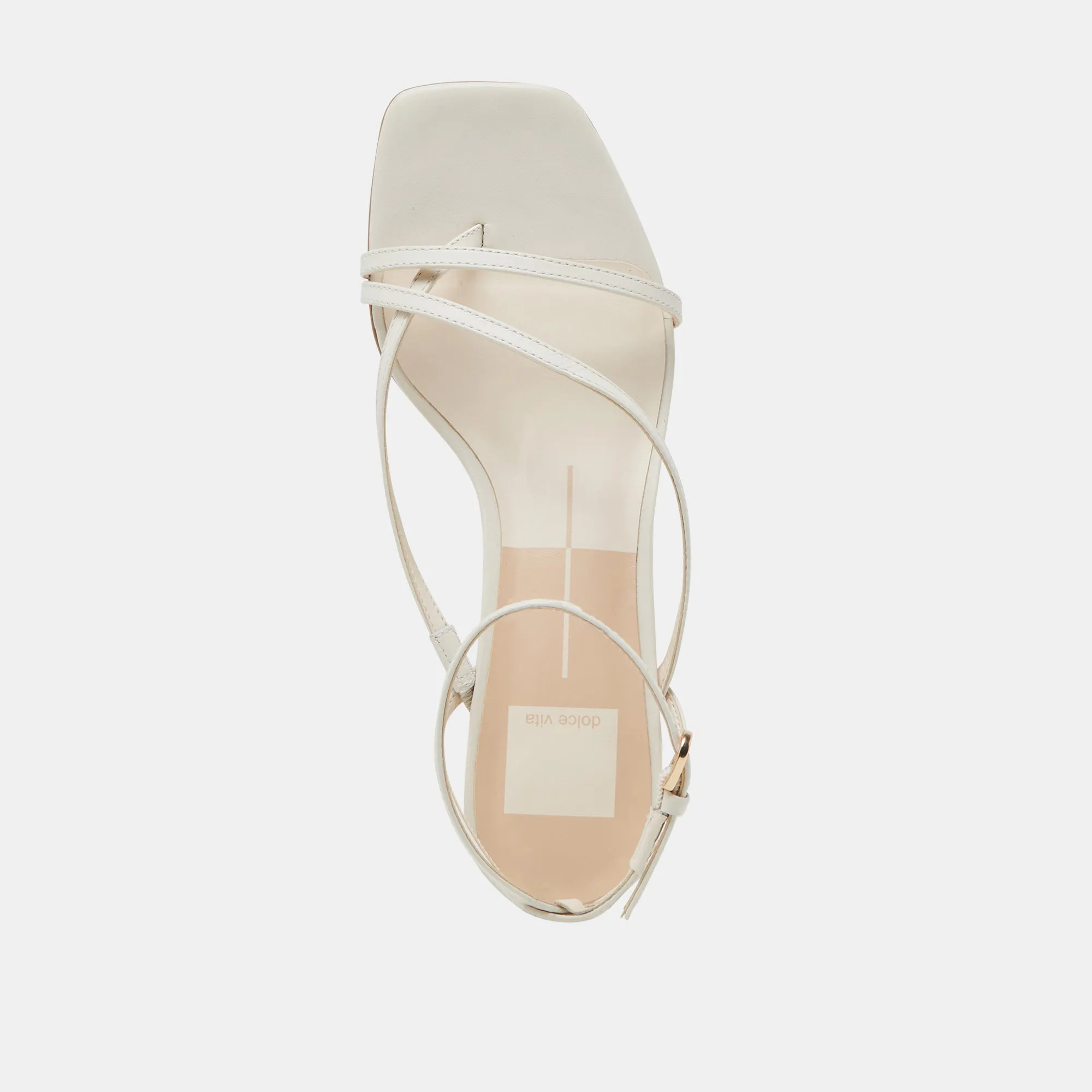 SANDALES KARLOS EN CUIR BONE