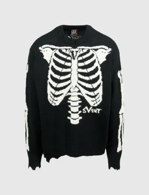 PULL-OVER EN MAILLE OSSATURE