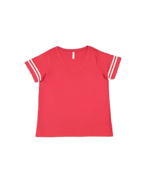 T-shirt de football pour femmes courbé LAT 3837