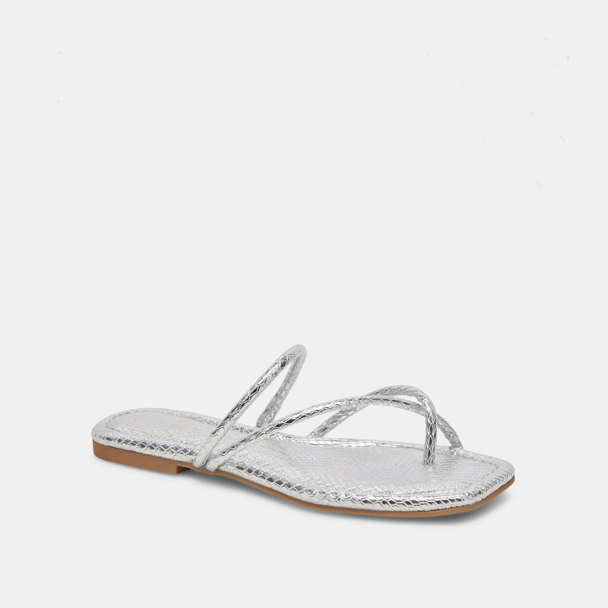 SANDALES LEANNA ARGENTÉES ESTAMPÉES STELLA