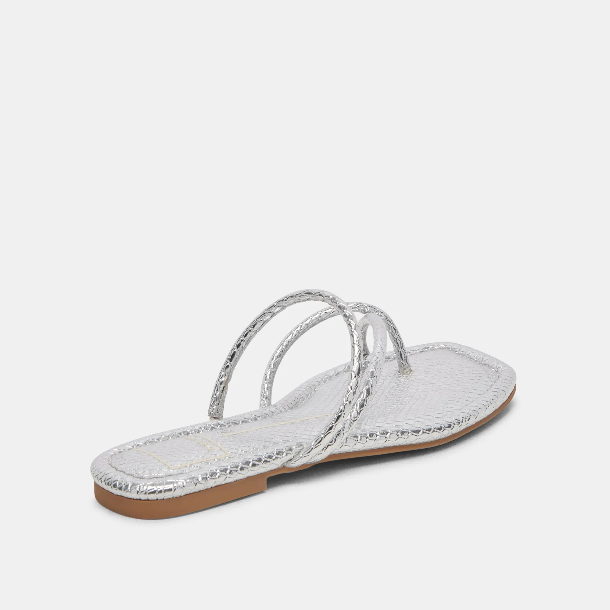 SANDALES LEANNA ARGENTÉES ESTAMPÉES STELLA