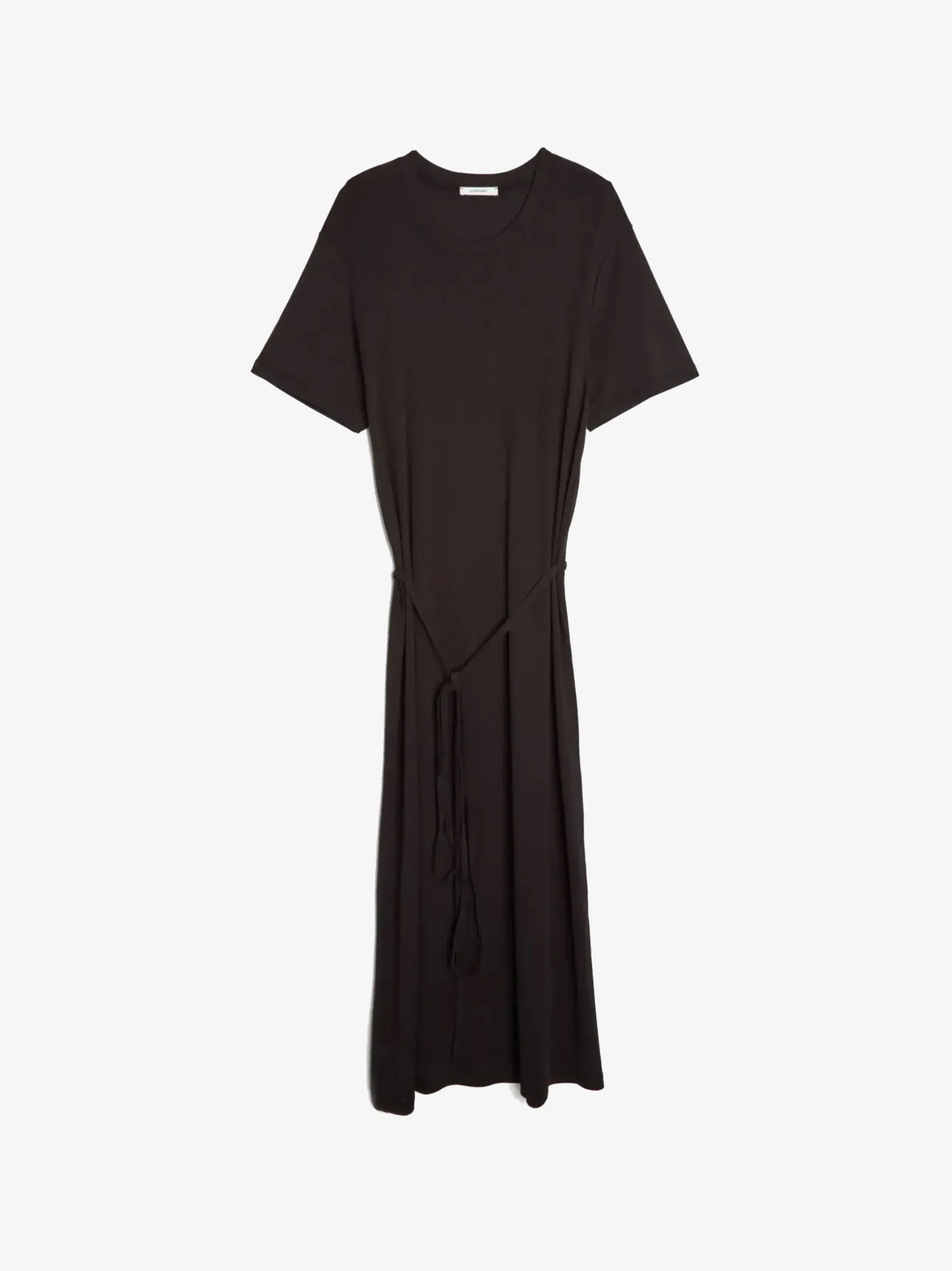 LEMAIRE - Robe t-shirt en côtes ceinturée pour femme