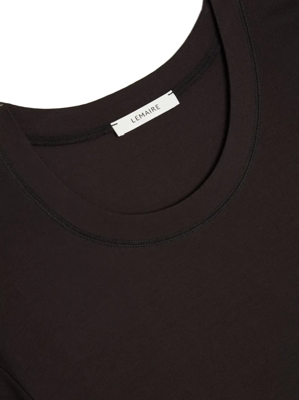 LEMAIRE - Robe t-shirt en côtes ceinturée pour femme