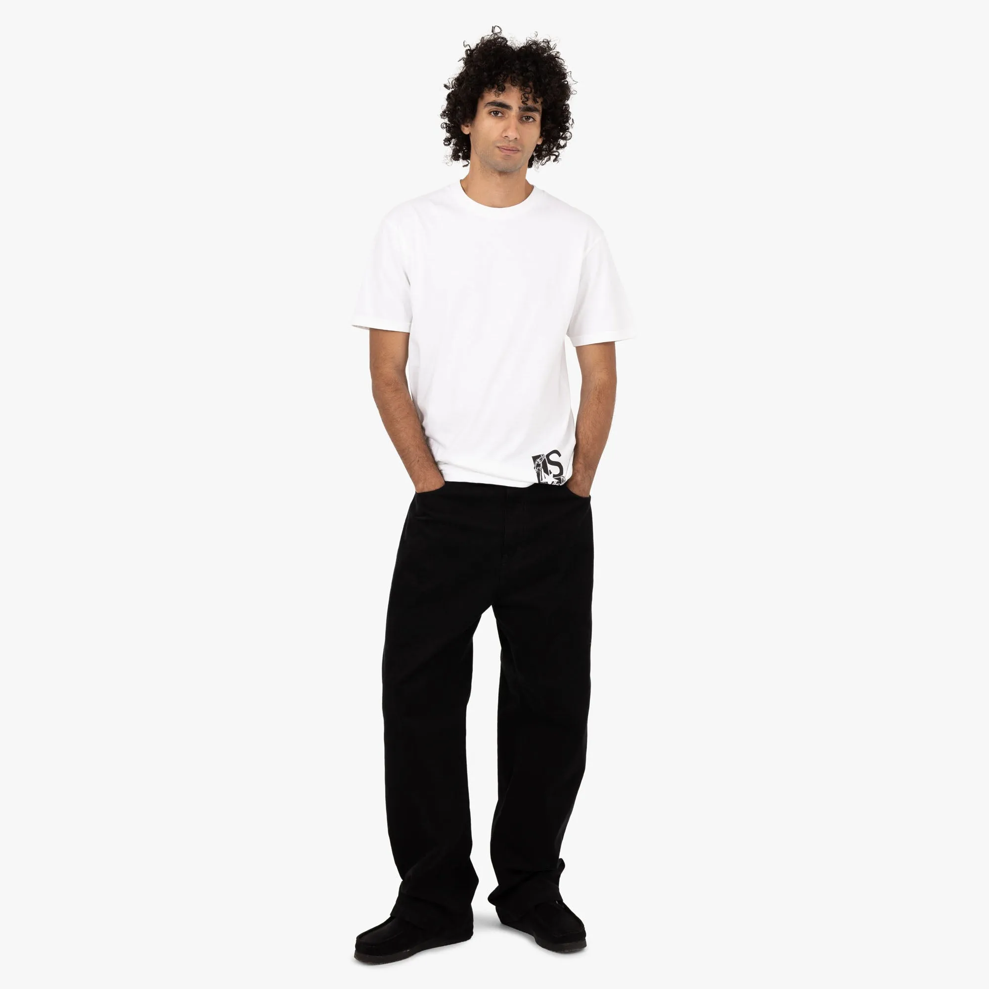 T-shirt Censeur avec Logo Livestock Chain / Blanc
