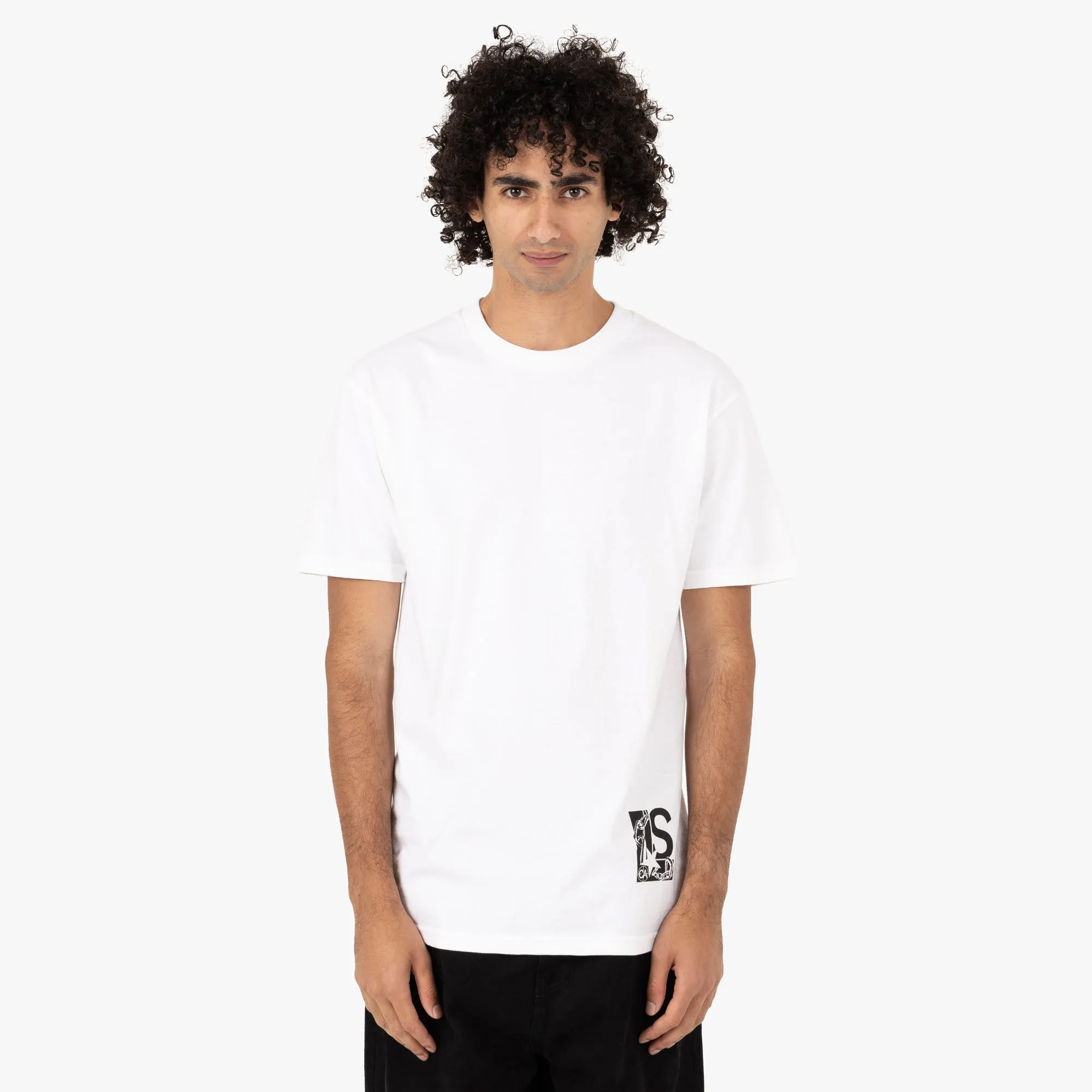 T-shirt Censeur avec Logo Livestock Chain / Blanc
