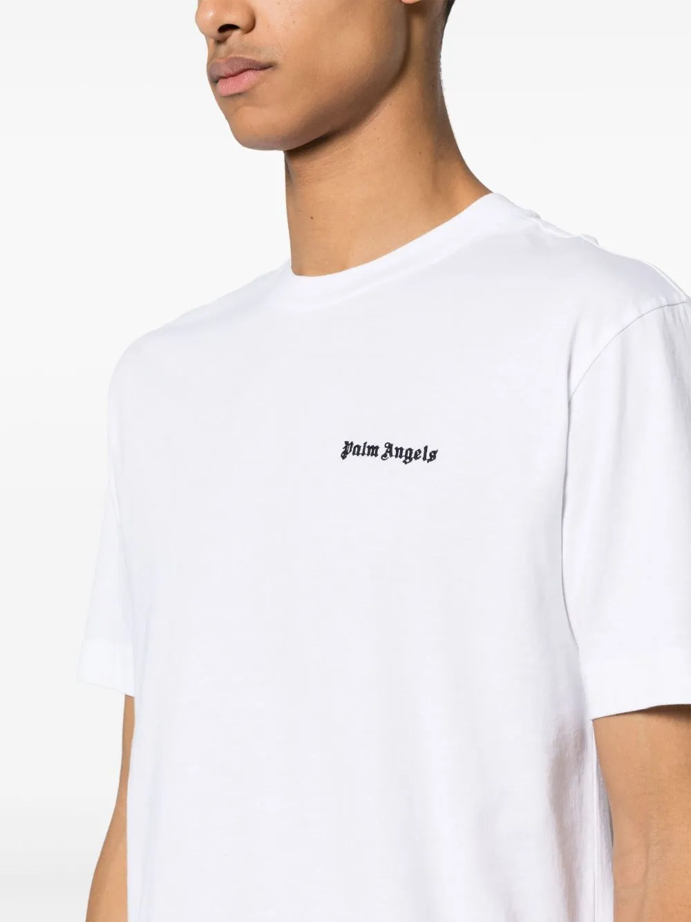 T-shirts en coton brodés logo (lot de trois)