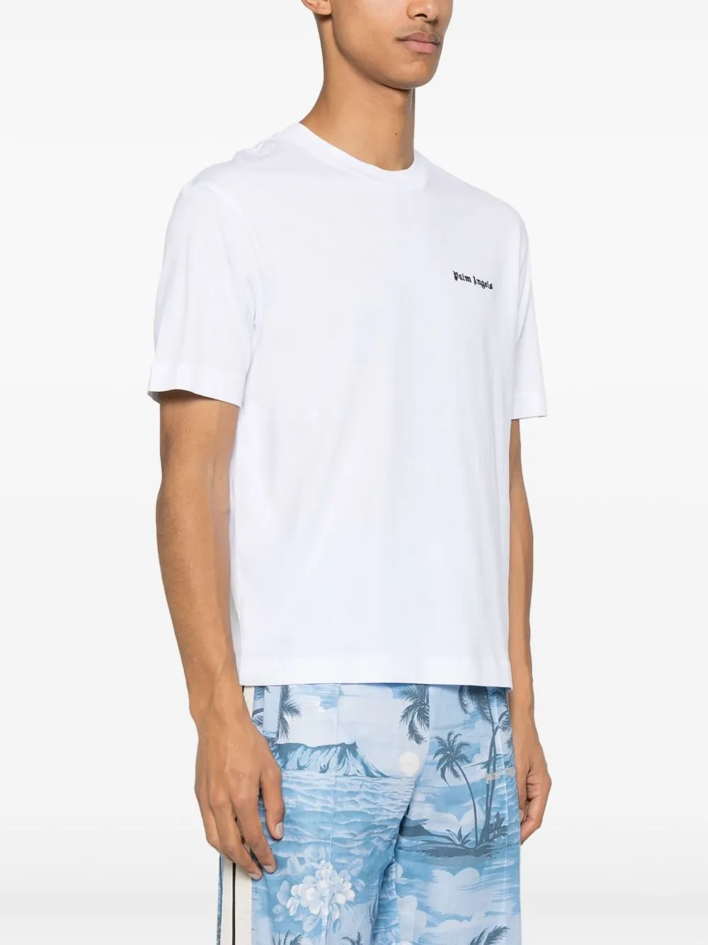 T-shirts en coton brodés logo (lot de trois)