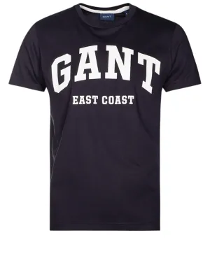 T-shirt à manches courtes avec logo Bleu soir