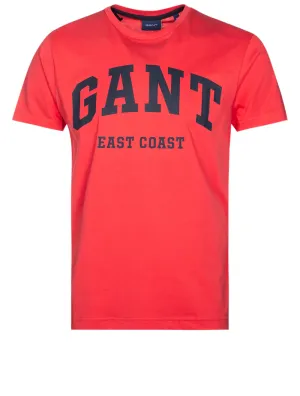 T-shirt à manches courtes avec logo - Rose pastèque