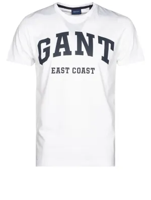 T-shirt à manches courtes avec logo Blanc