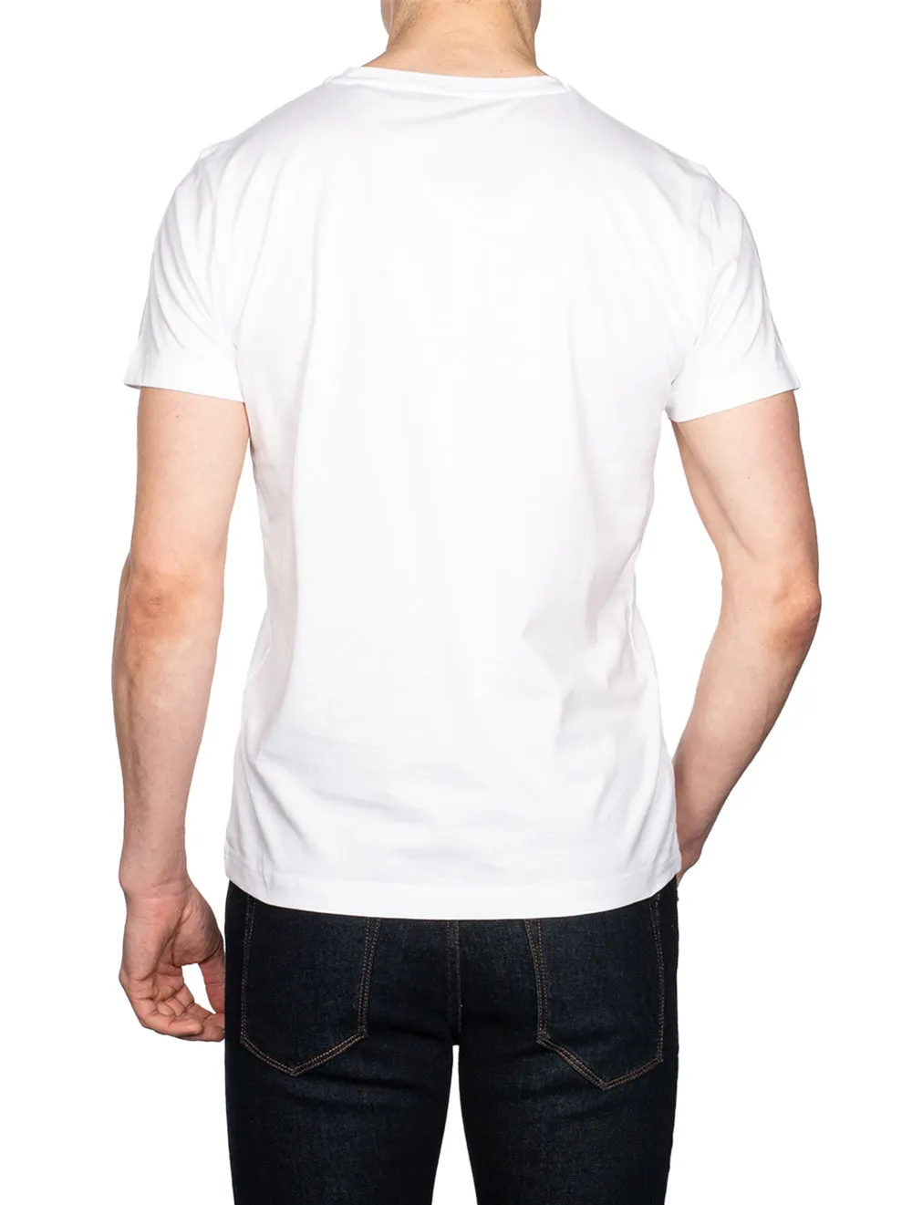 T-shirt à manches courtes avec logo Blanc